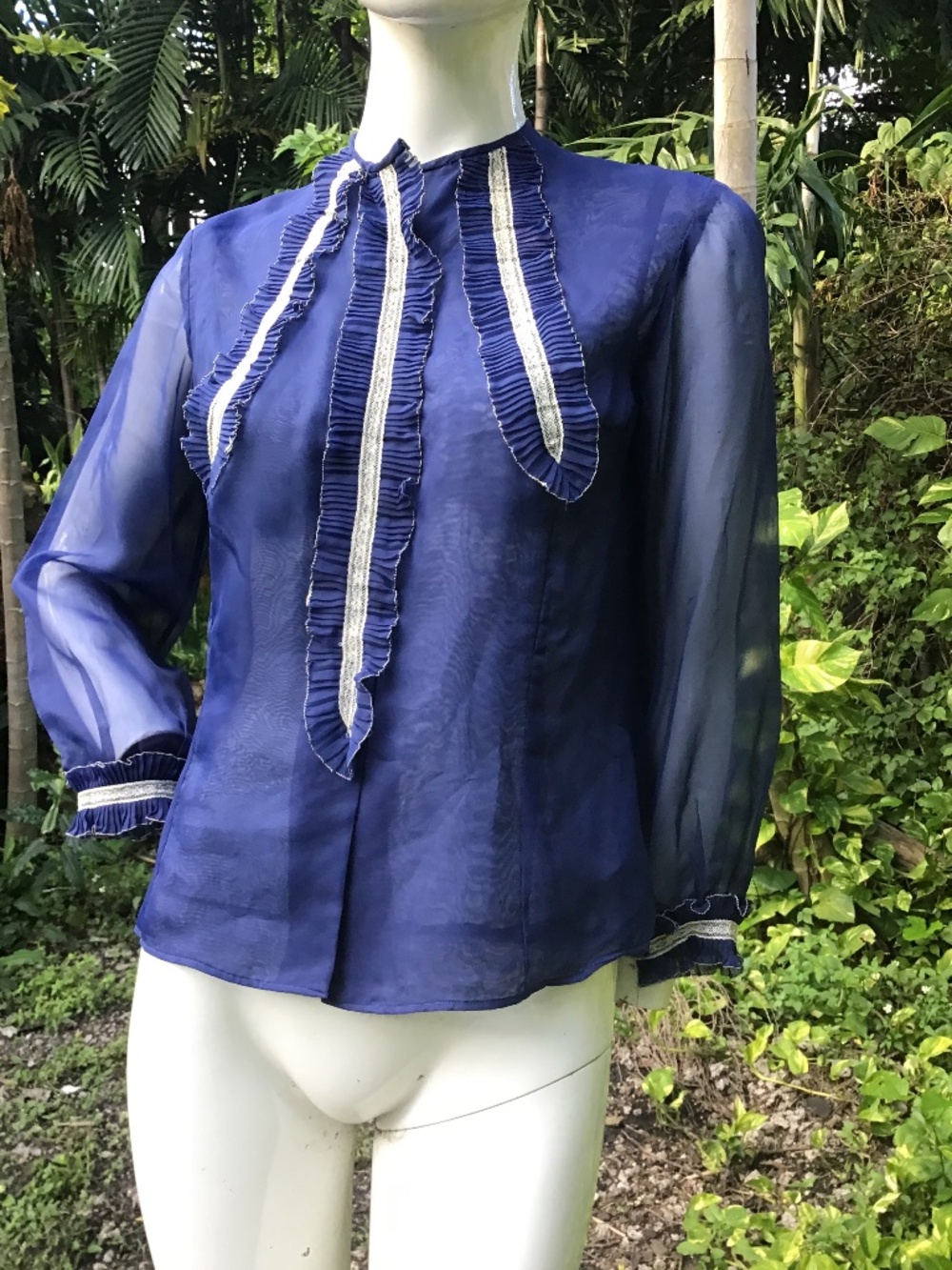 Vintage nylon blouse from Malo